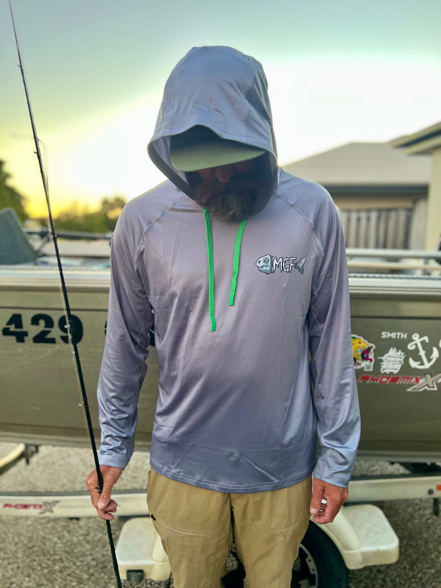 Silver Mullet Hooded Jersey