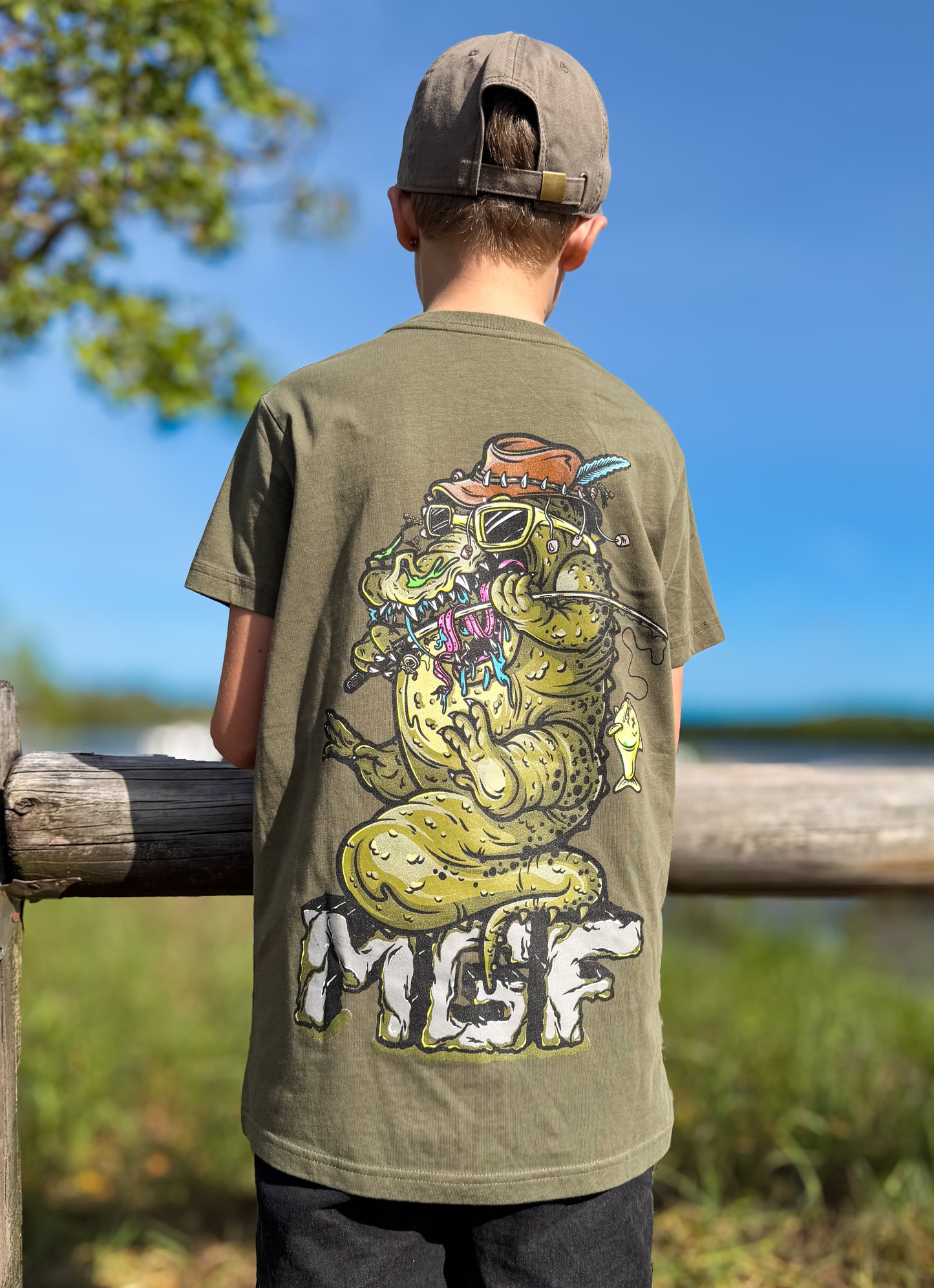 MGF Kids Army CrocBait Tee