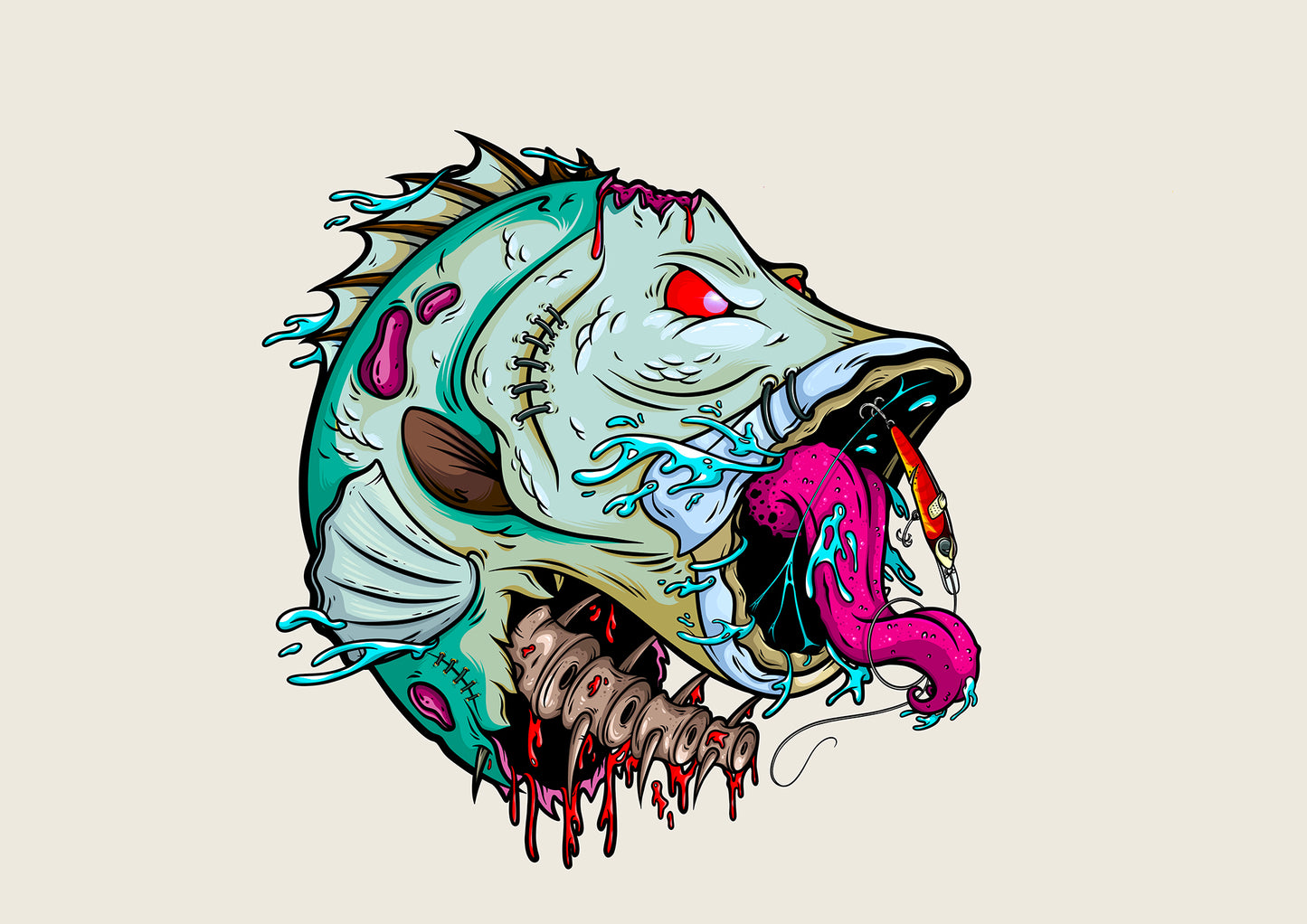 Zombie Barra Sticker