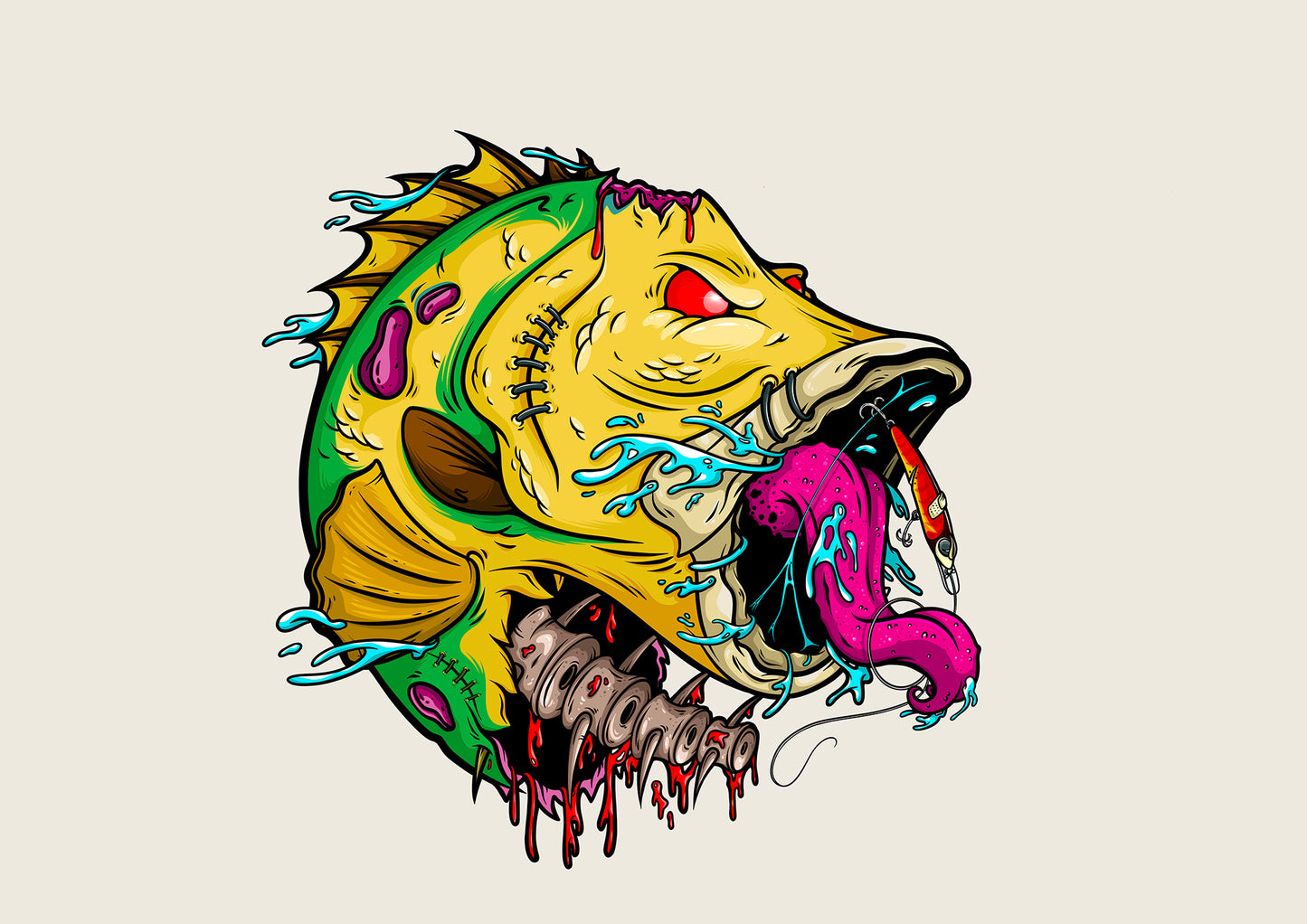 Swamp Monster Sticker