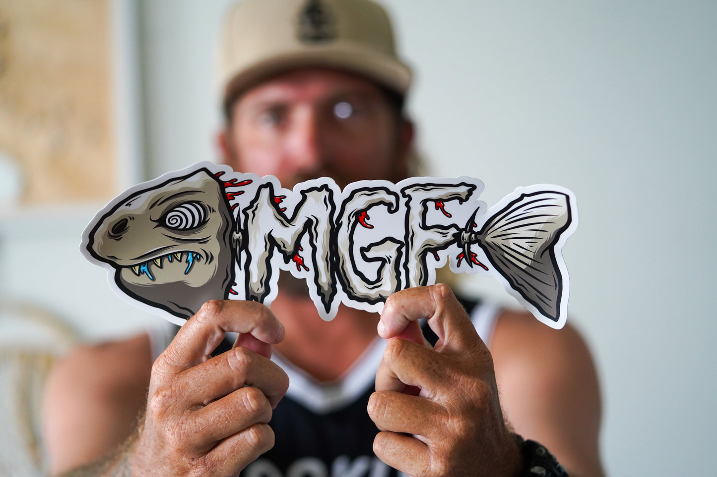 MGF Dizzee Fish Sticker