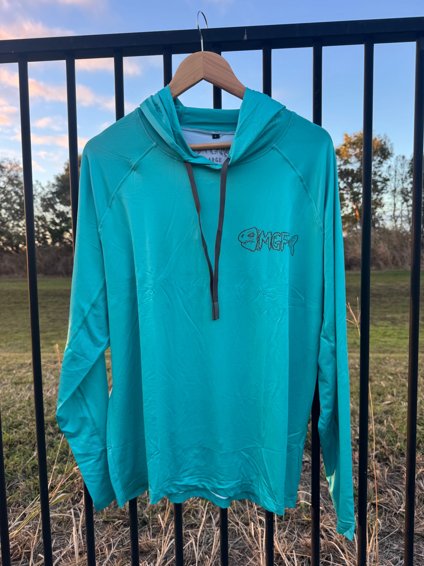 Kids MGF Inshore Glassout Hooded Fishing Shirt