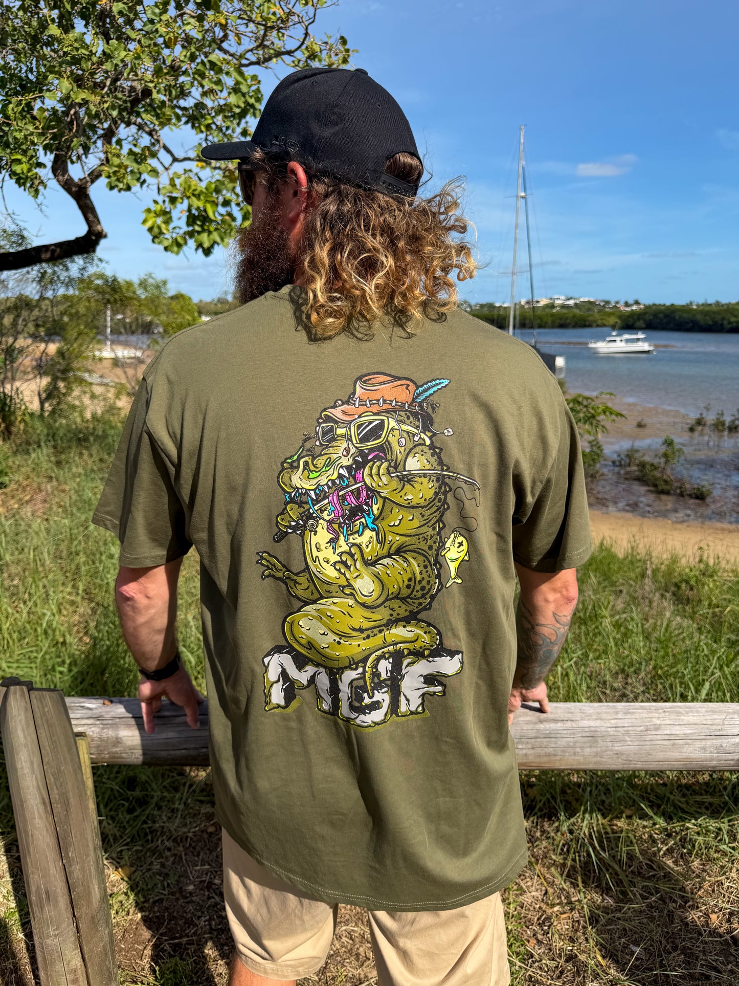 MGF Army Croc Bait Tee