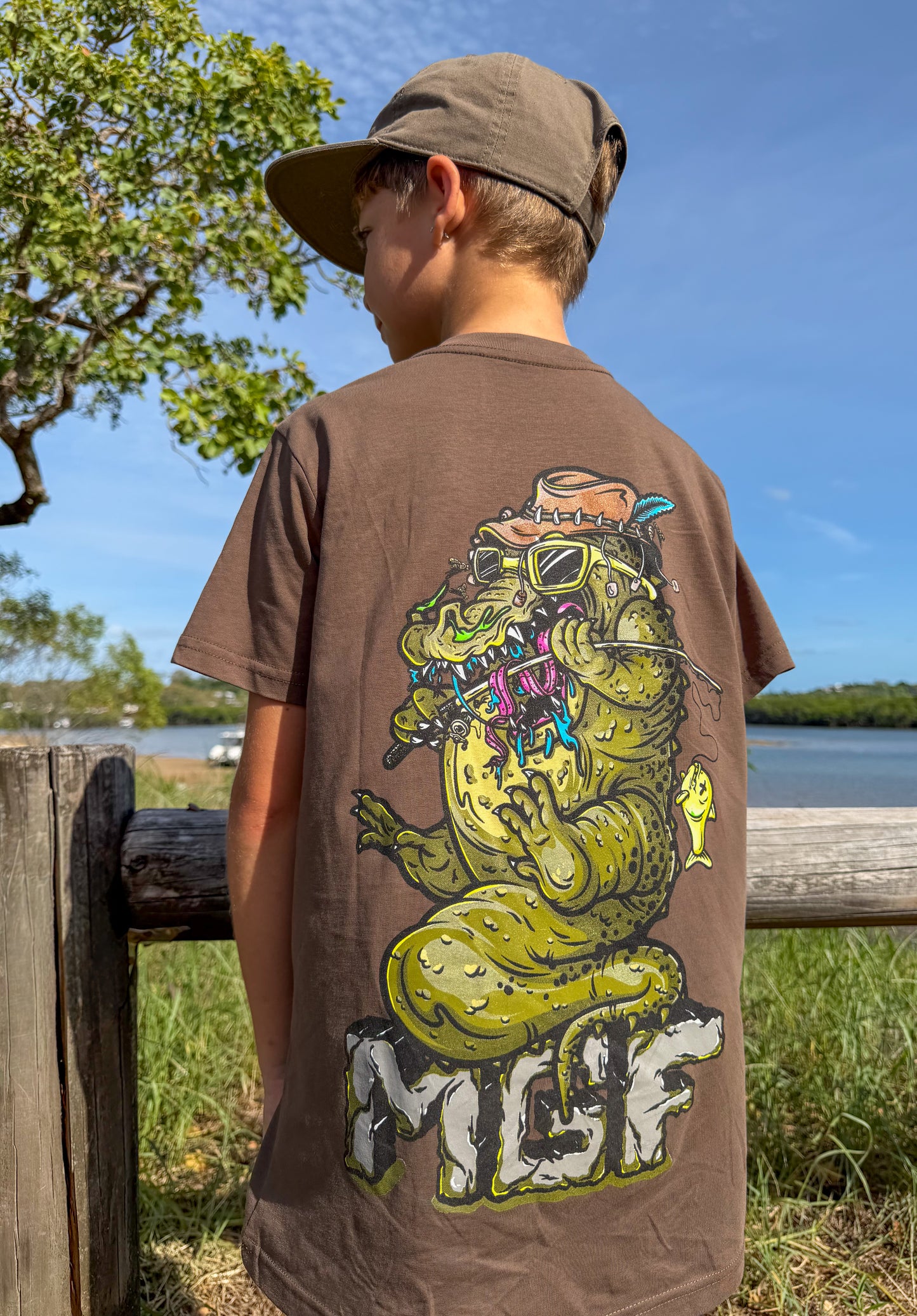 MGF Kids Mudflat CrocBait Tee