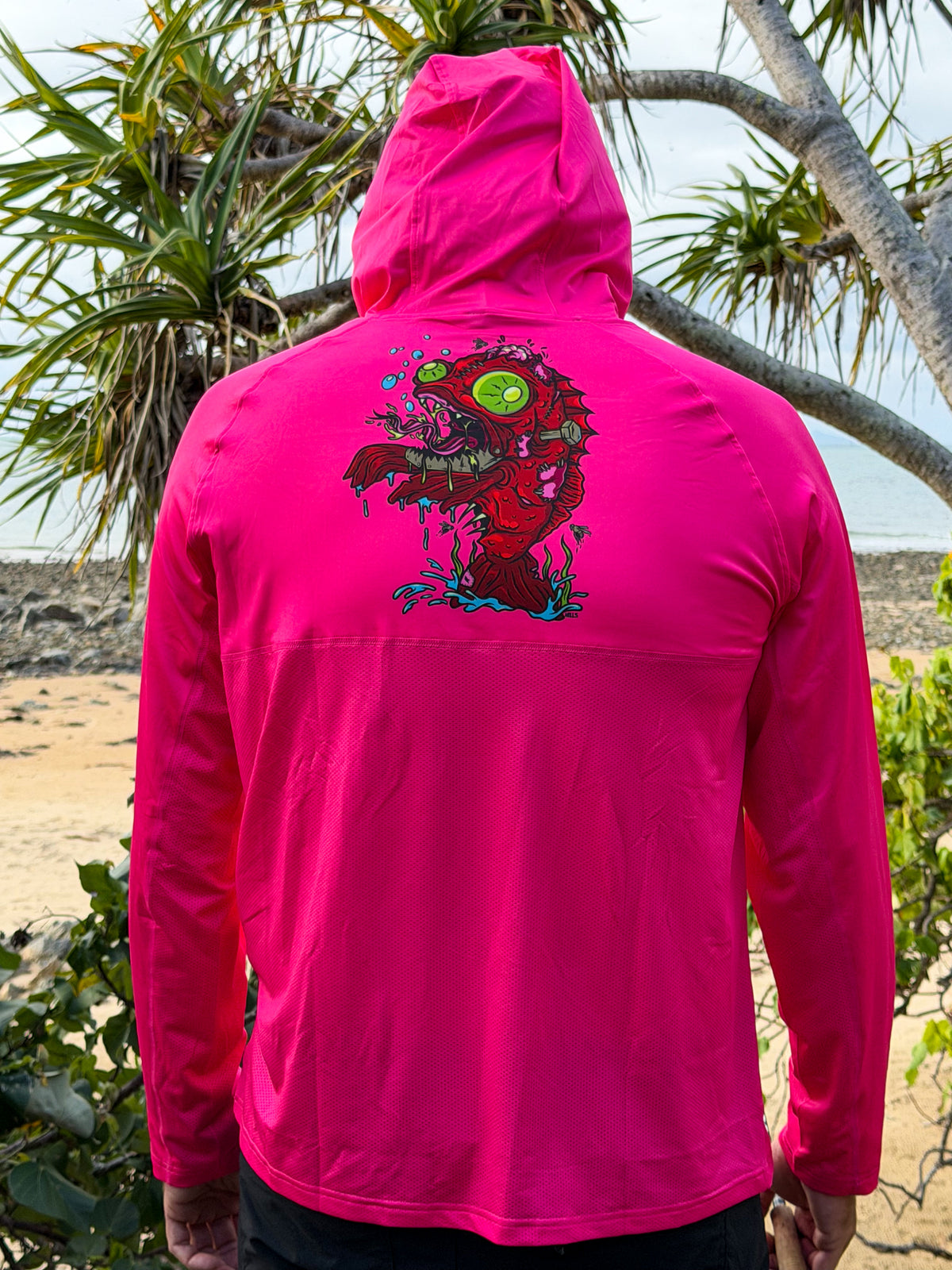 Kids MGF Nuked Chook Hooded Fishing Shirt